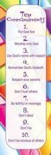 Ten Commandments Bookmarks